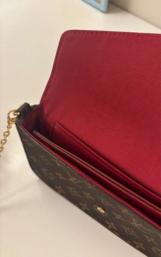 Bolso Louis Vuitton Cadena Dorada Marrón