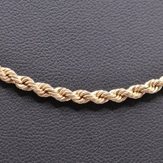 Cadena Cordón Salomónico Oro 18k 60cm 3mm