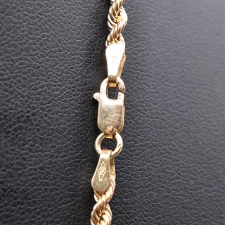 Cadena Cordón Salomónico Oro 18k 60cm 3mm