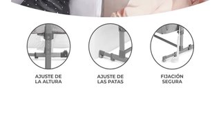 Cuna colecho Kinderkraft NESTE UP gris
