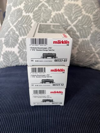 Lote 3 Vagones Cisterna VTG Märklin H0