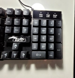 Teclado Gaming BAKTH Negro
