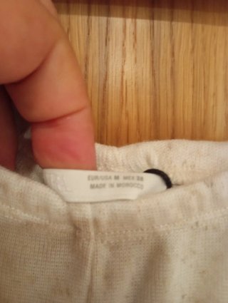 Pantalón recto Zara beige Talla M