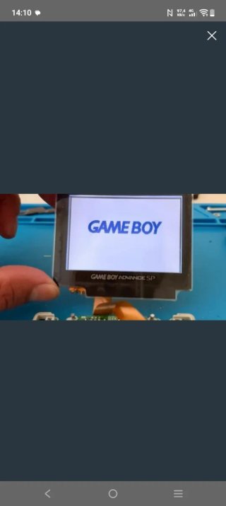 Pantalla Game Boy Advance SP Nintendo
