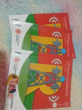 Libros de 6 de Educación Primaria.
