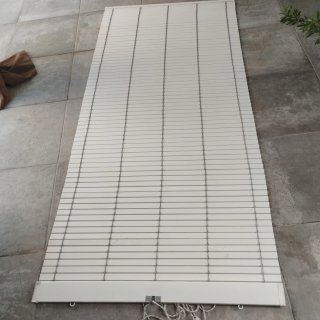 Persiana PVC Blanca Seminueva