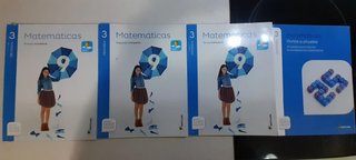 Libros de Matemáticas 3o de primaria. 4 libros.