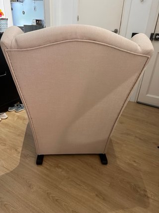 Sillón mecedora lactancia beige