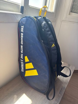 Paletero Adidas Padel Azul y Amarillo