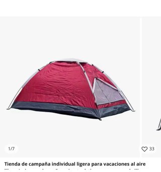Tienda de campaña para 2 personas