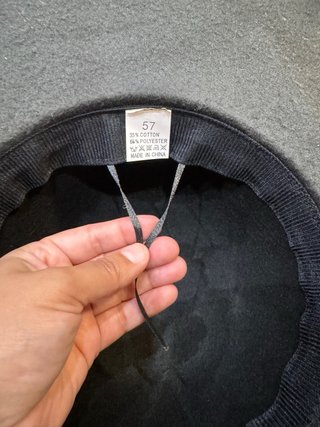 Sombrero negro ala ancha mujer
