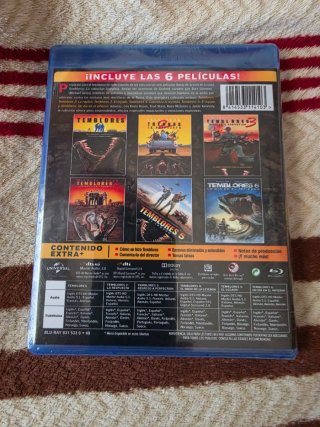 Pack Blu-ray Temblores 6 Películas