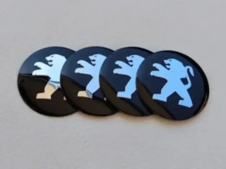4 Pegatinas Peugeot para Tapabujes Centro Llantas