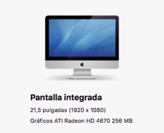 iMac 21,5” 2010