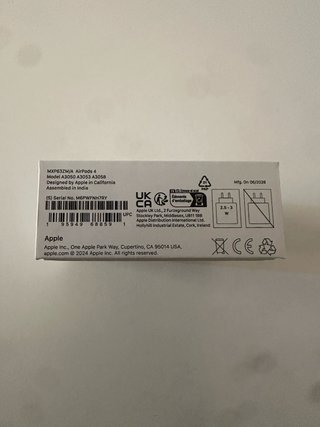 Airpods 4 Apple Nuevos Sin Abrir Blancos