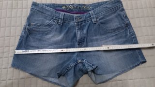 Shorts jeans Esprit blu