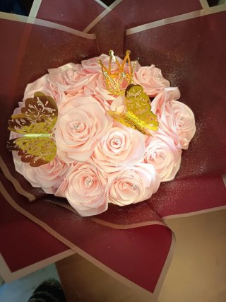 Ramo Flores Rosas Eternas Hechas a Mano