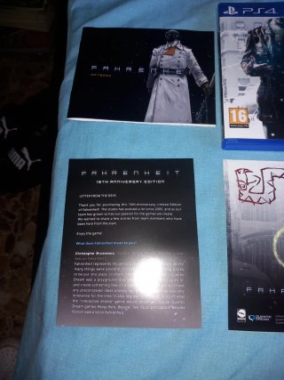 Fahrenheit 15th Anniversary Edition PS4