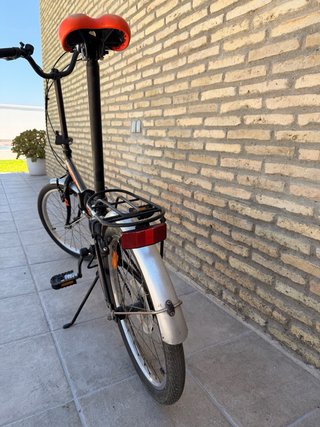 Bicicleta Plegable Negra