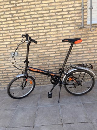 Bicicleta Plegable Negra