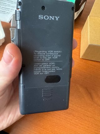 Registratore Microcassette Sony M-707V VOR