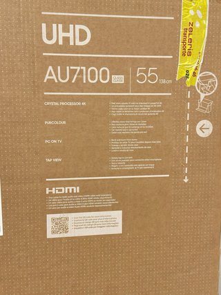 Smart TV Samsung UHD AU7100 55 nuevo entrega grati