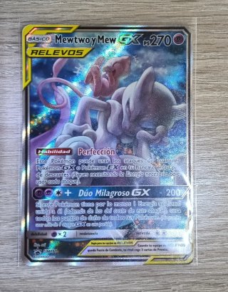 Carta pokémon Mewtwo & Mew GX Promo 2019