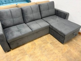 sofá cama chaiselongue reversible + arcon 3 plazas