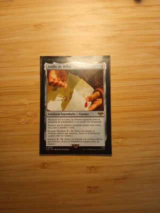 Carta Magic: Anillo de Bilbo, Señor De Los Anillos