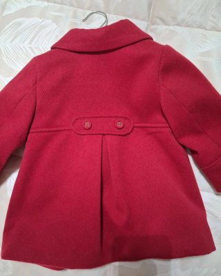 Cappotto neonata Mayoral rosso nuovo