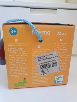 Juego de memoria DJECO 32 piezas