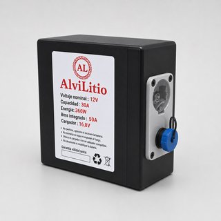 Batería Litio 12V 30Ah Sonda Pesca