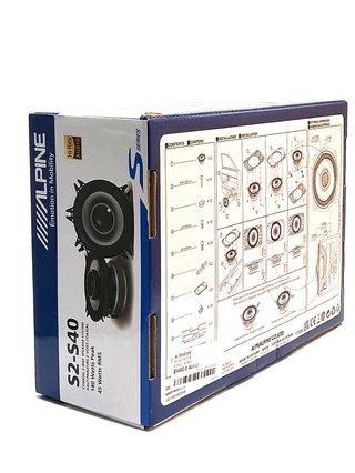 Altavoces Alpine S2-S40 4 Coaxial 2 Vías