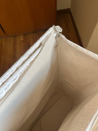 Cesto de mimbre para ropa sucia