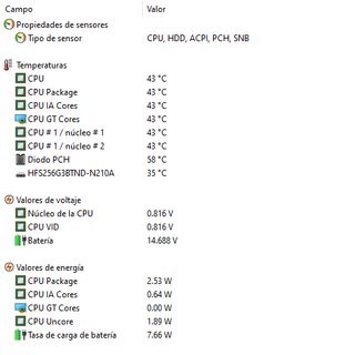Procesador CPU Intel Core i5-3230M 2.60GHz