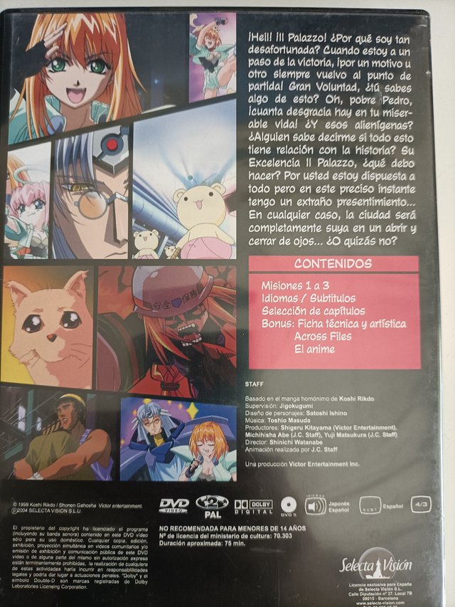 DVD Anime Excel Saga Misión 1