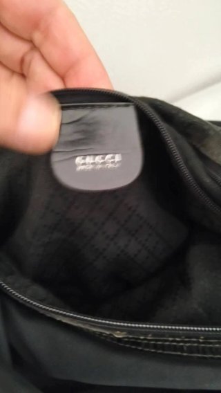 Borsa a spalla Gucci nera