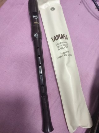 Flauta Yamaha Sopranino Barroca YRN-22B