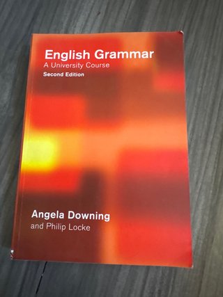 English Grammar A University Course