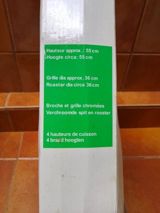 Barbacoa Redonda 36 cm Nueva