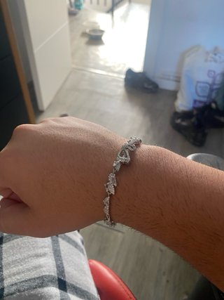 Pulsera Swarovski Cisne Plata
