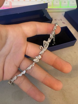 Pulsera Swarovski Cisne Plata