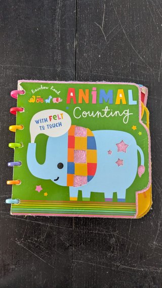 Libro inglés para niños "Animal counting"