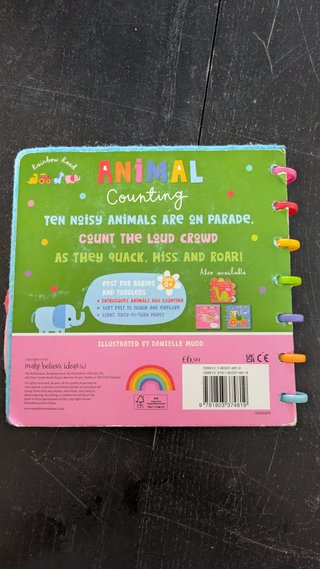 Libro inglés para niños "Animal counting"
