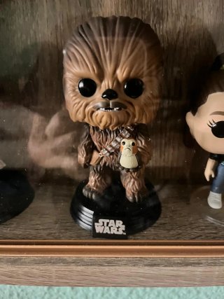 Funko Pop Chewbacca con Porg Star Wars