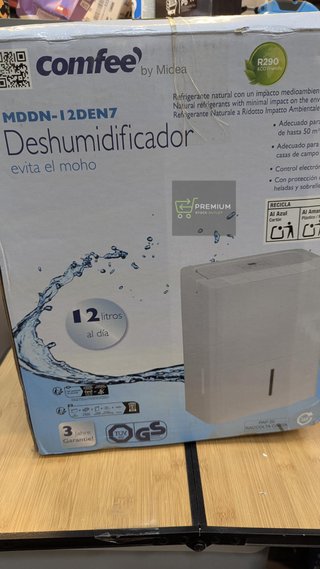COMFEE’ Deshumidificador 12L para Humedad