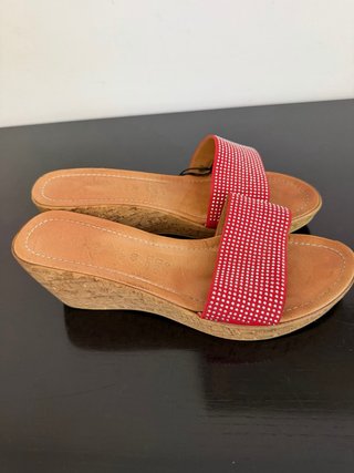 Ciabatte Zara Rosse Donna Tg 40