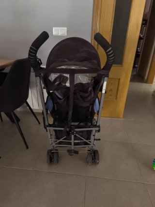 Carrito de bebé Maclaren azul