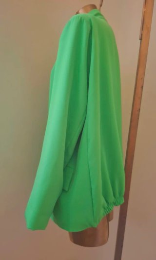 Blazer Oversize Donna Taglia Unica Verde