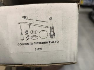 Kit completo cisterna WC
